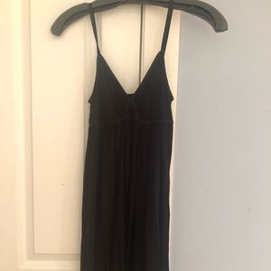 H&M Black V-neck Single Strap Little Black Dress